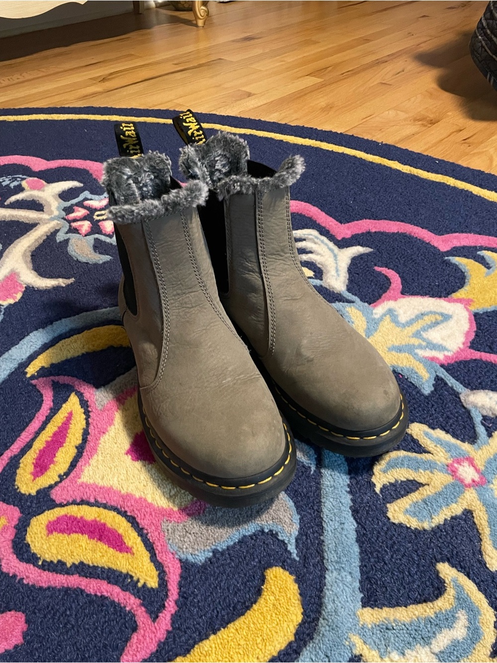 Classic Fur Lined Dr Martens Chelsea - 9